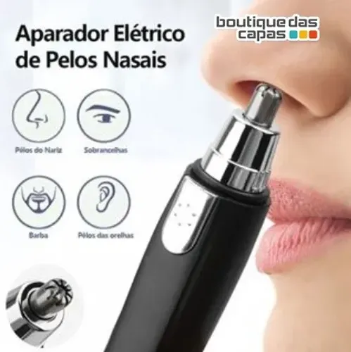 APARADOR DE PELOS 2 EM 1 RECARREGÁVEL 2W TOMATE MAG-029 NARIZ OUVIDO BARBA SOBRANCELHA