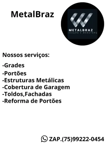 Estrutura Metálica e portões 