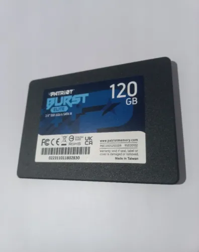 SSD Patriot Burst Elite 120GB SATA III Até 450MB/s Pouco Usado