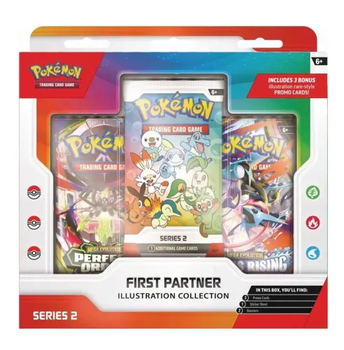 Pokémon Box First Partner Illustration Collection Series 1 e 2