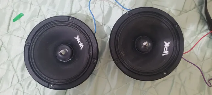 Par Alto Falante Automotivo Qvs Montadoras 6 Pol - 600w Rms Cor Preto