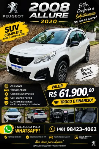 Peugeot 2008 Allure 1.6 Flex 16V 5P Aut. 2020