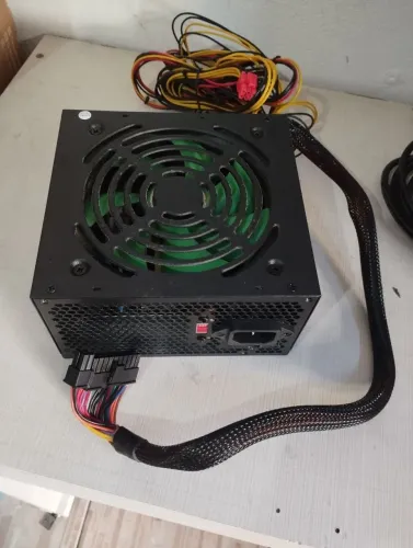 Fonte ATX 500W Dmix AF-500 com Cabo de Força (Testada e Funcionando)