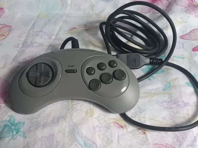 Controle Mega Drive 6 Botões Original Tec Toy