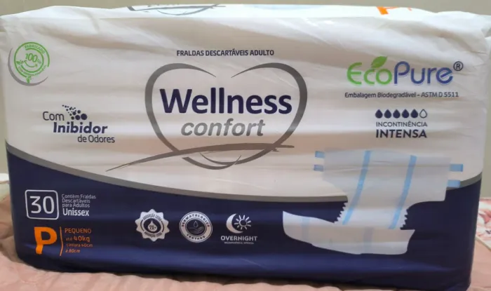 Fralda geriátrica Wellness Confort tamanho P