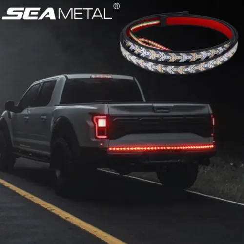 Fita de LED Automotiva Sequencial 12V Vermelha à Prova D?água para Seta Freio