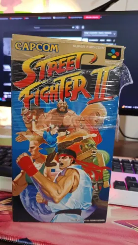 Street Fighter 2 Super Famicom original (Sem manual)
