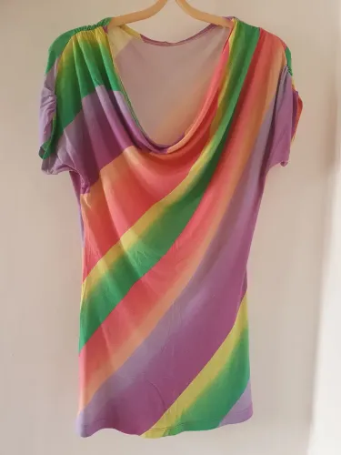 Vestido colorido verão 