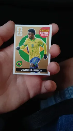Figurinha Extra Vini Júnior Ouro