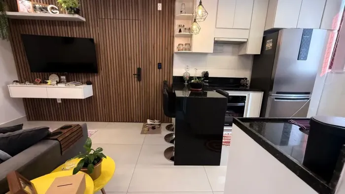 Imóvel para venda tem 45 metros quadrados com 2 quartos Apartamento Completo à Venda Resi