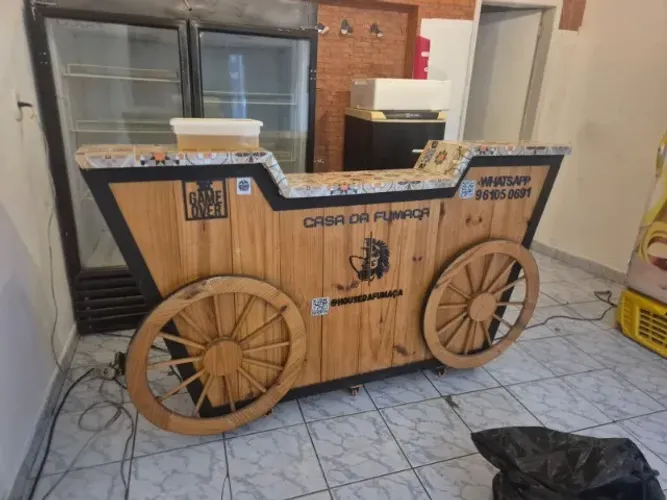 Balcão grande personalizado - passo cartao e aceito trocas em eletronicos