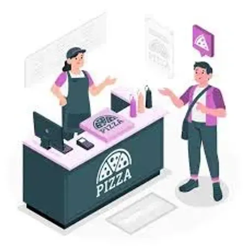 Vaga para atendente caixa delivery Pizzaria.