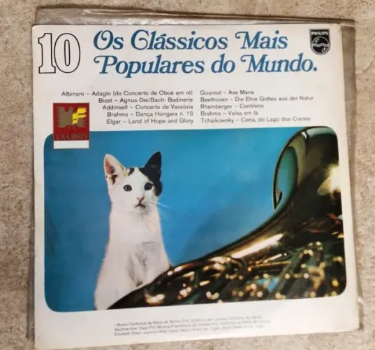 Disco de vinil LP 10 Os clássicos mais populares do Mundo