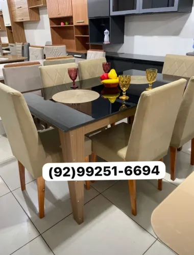Mesa de jantar 6 lugares