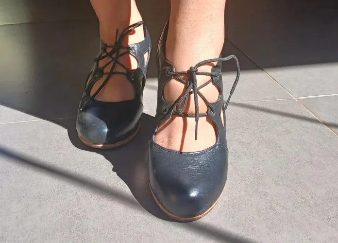 Sapato para dança flamenca 