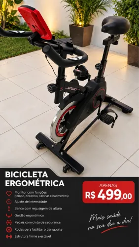 Bicicleta ergométrica 