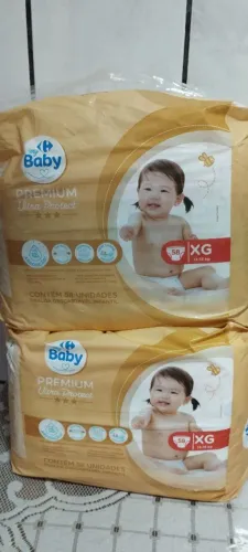 Fralda Carrefour tamanho xg 13 a 15 kilos