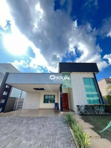 Excelente casa totalmente mobiliada para locação no Condomínio Alphaville, Porto Velho/RO.