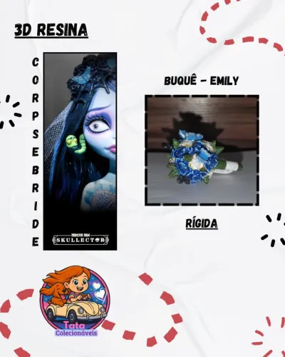 Buquê Emily - Corpse Bride 'Noiva Cadáver'
