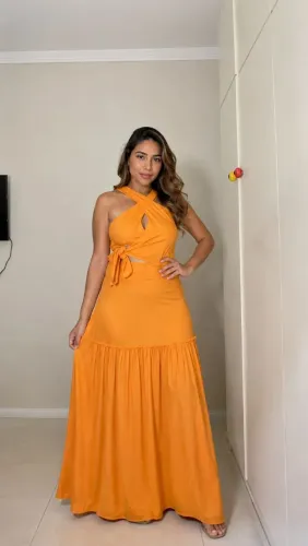 Vestido laranja