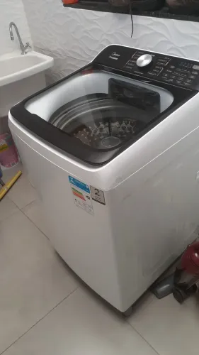 Lavadora Midea 13kg Semi Nova - Estado de Nova - R$ 1.700 - Indaiatuba