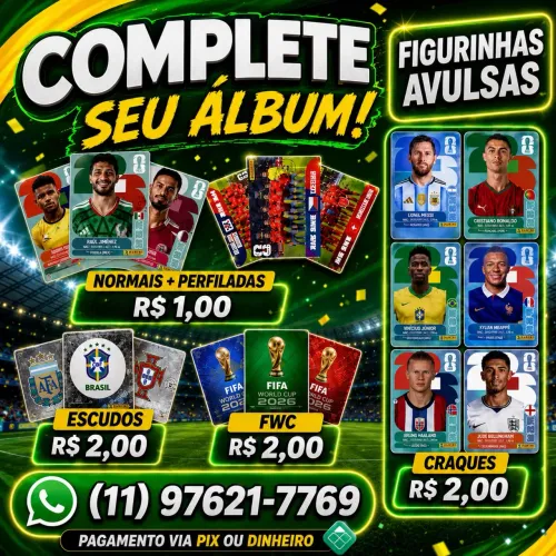 figurinhas avulsas copa do mundo 2026