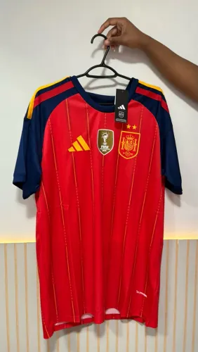 Camisa Adidas Espanha Home 2026 PATCH COPA
