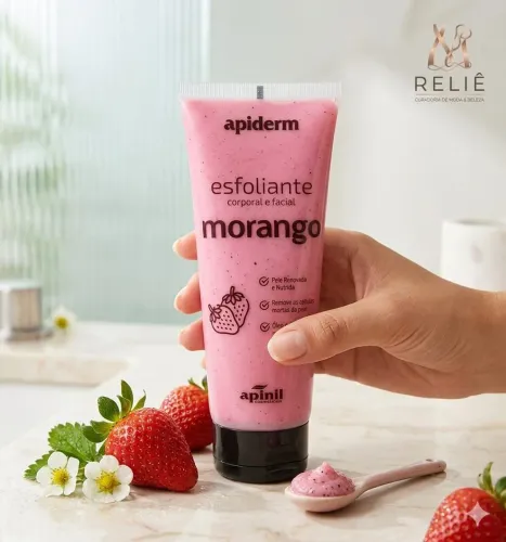 Esfoliante de morango