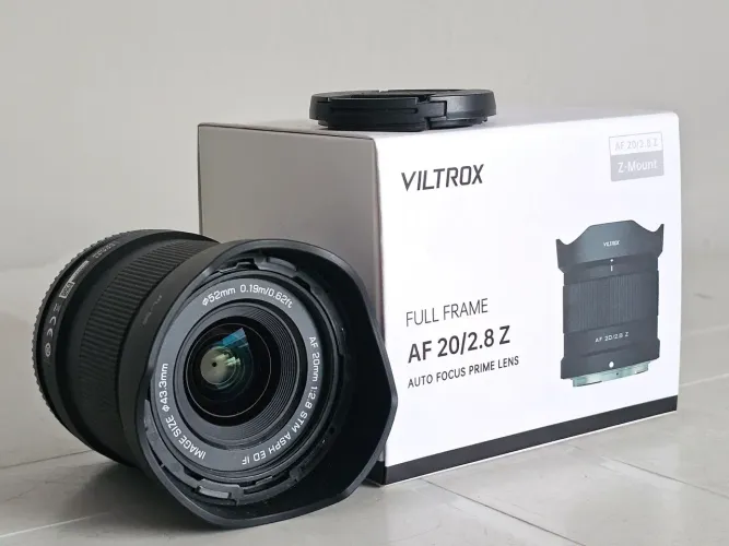 Lente Viltrox 20 mm 2.8 Z novinha