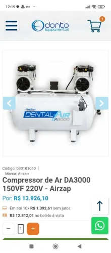 Comprenssor odontológico 