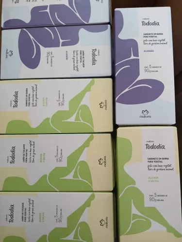 Sabonete Natura Tododia algodão e Alecrim