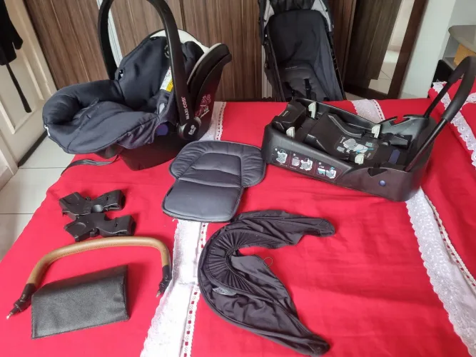 Kit Carrinho de Bebê Maxxi COZY Eva - Completo (3 Itens)