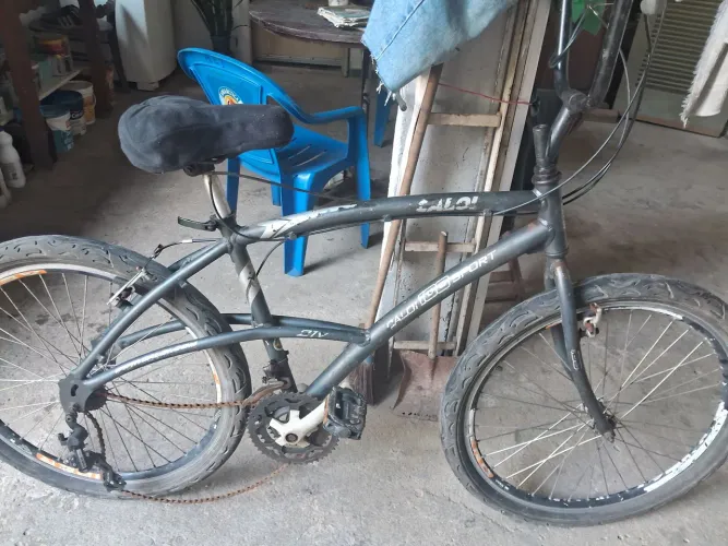 Bicicleta caloi 100 sport roda aero raios inox