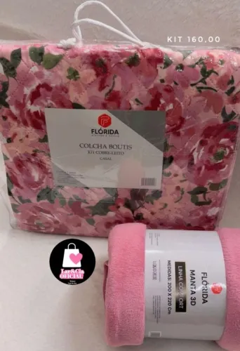 Kit cobre leito+ manta. Entrega gratis para maioria dos bairros 