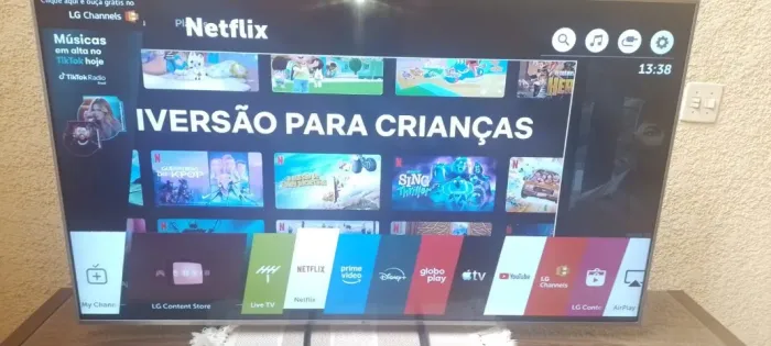 TV Televisão LG SMART 65 polegadas. Um cinema!