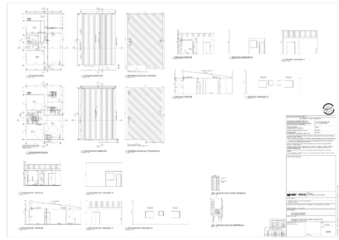 Projetos para aprovação em autocad