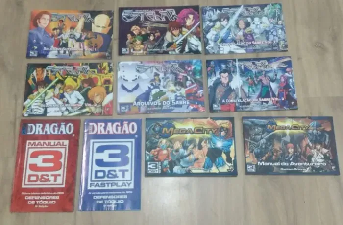 RPG / Lote 3DT. Sistema simples, com cenários de Ficção e Aventura