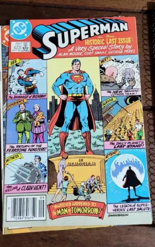 SUPERMAN POR ALAN MOORE AS EDIÇÕES ORIGINAIS PRÉ CRISE 1985 ÚLTIMA HISTÓRIA DO SUPERMAN