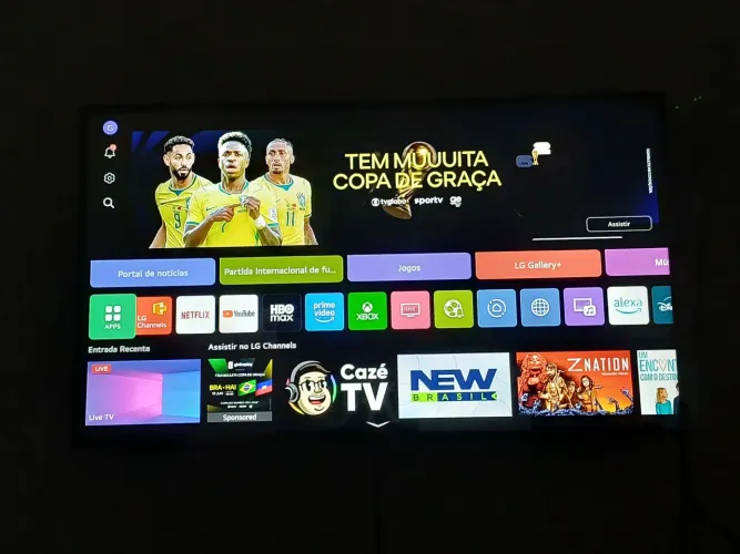 SMARTV LG43 4k - 4 meses de uso Com garantia de fábrica.