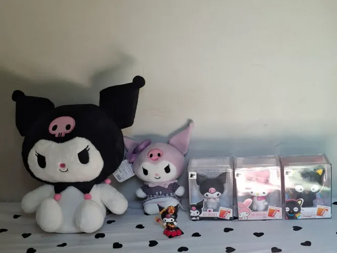 Pelúcias Originais da Kuromi. Fofas e Perfeitas!