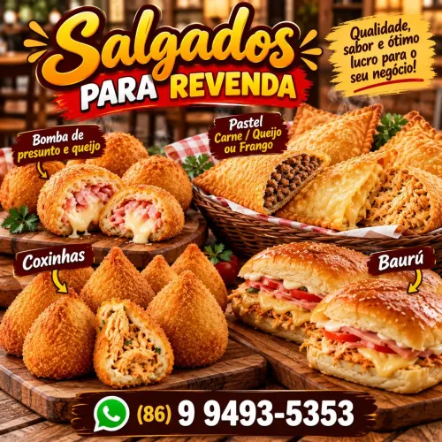 Salgados para revenda