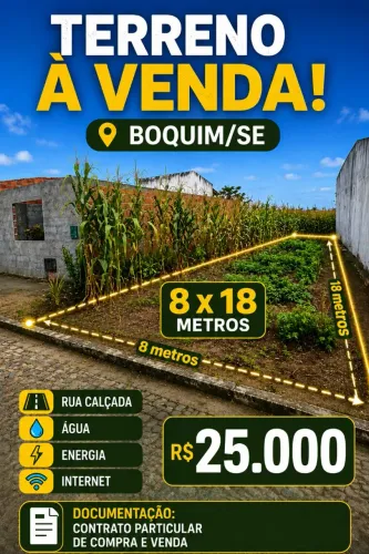 Terreno à venda em Boquim