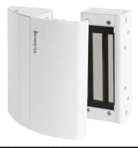 Fechadura Eletroima Intelbras Fs150 12v Kit Elite com Sensor Cor Branco