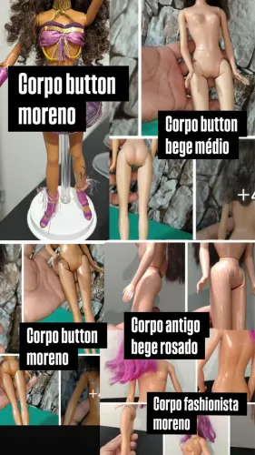 (PRÉ VENDA)lote 8corpo Barbie usados