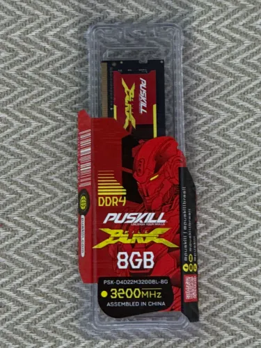 Memória ram 8gb puskill LACRADA