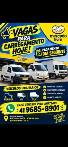 Agregamos utilitários - Fiorinos, Van, VUC