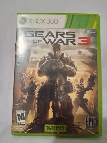   GEARS OF WAR JOGO 3 ORIGINAL XBOX 360