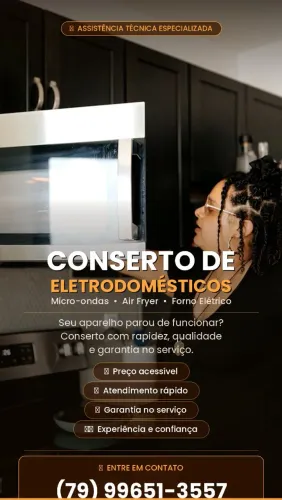CONSERTO DE ELETRODOMÉSTICOS 