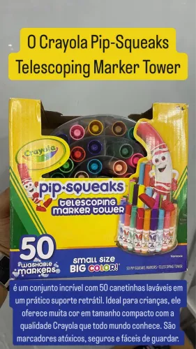 Canetinhas Crayola com 50 unidades