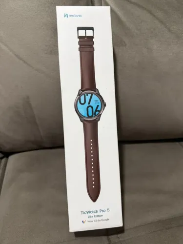 TicWatch Pro 5 Elite Edition - Estado de Novo + Pulseira Extra Sem Uso